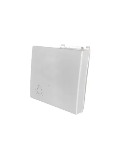 Vimar 14022.L 2-Module Key Cover White Light Symbol Plana Series